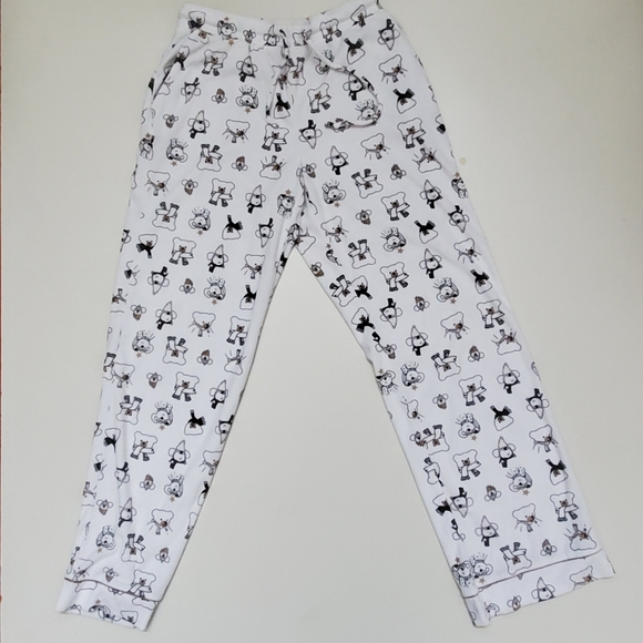 Fleece Polar Bear Drawstring PJ bottoms Loungewear - Picture 2 of 4